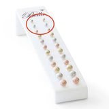 10K Diamond-cut Ball Stud Earring Sizes at Arman's Jewellers