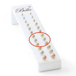 10K Diamond-cut Ball Stud Earring Sizes at Arman's Jewellers