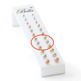 10K Diamond-cut Ball Stud Earring Sizes at Arman's Jewellers