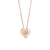 10K Rose Gold Diamond Heart Necklace at Arman's Jewellers
