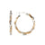 10K Rose & White Gold Twist Hoop Earrings at Arman's Jewellers 