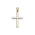 10K Two-Tone Cross Pendant at Arman's Jewellers