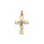 10K Two-Tone Crucifix Cross Pendant at Arman's Jewellers 
