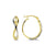 10K Two-Tone Double Twist Hoop Earrings at Arman's Jewellers
