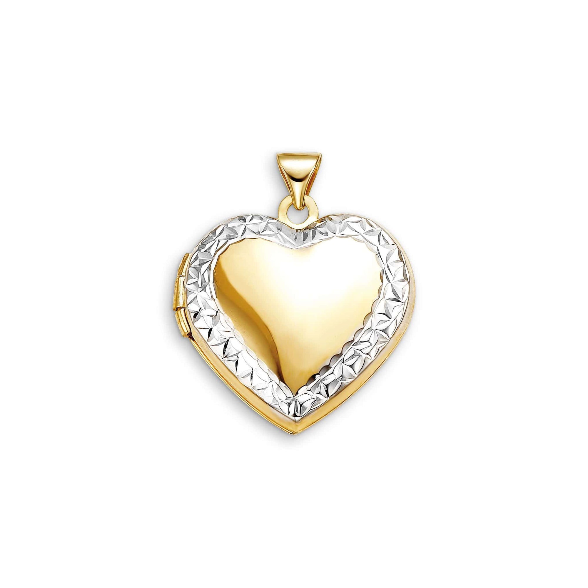 10K Two-Tone Heart Locket at Arman's Jewellers