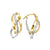 10K Two-Tone DC Twist Hoop Earrings at Arman's Jewellers 