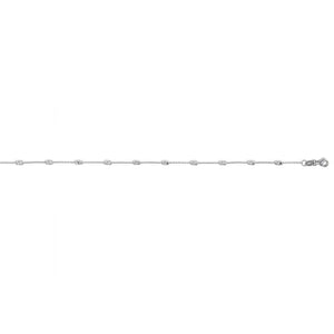10K White Gold Anklet at Arman's Jewellers