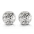 10mm 10K White Gold Diamond-cut Ball Stud Earrings at Arman's Jewellers