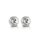 5mm 10K White Gold Cosmo Stud Earrings at Arman's Jewellers
