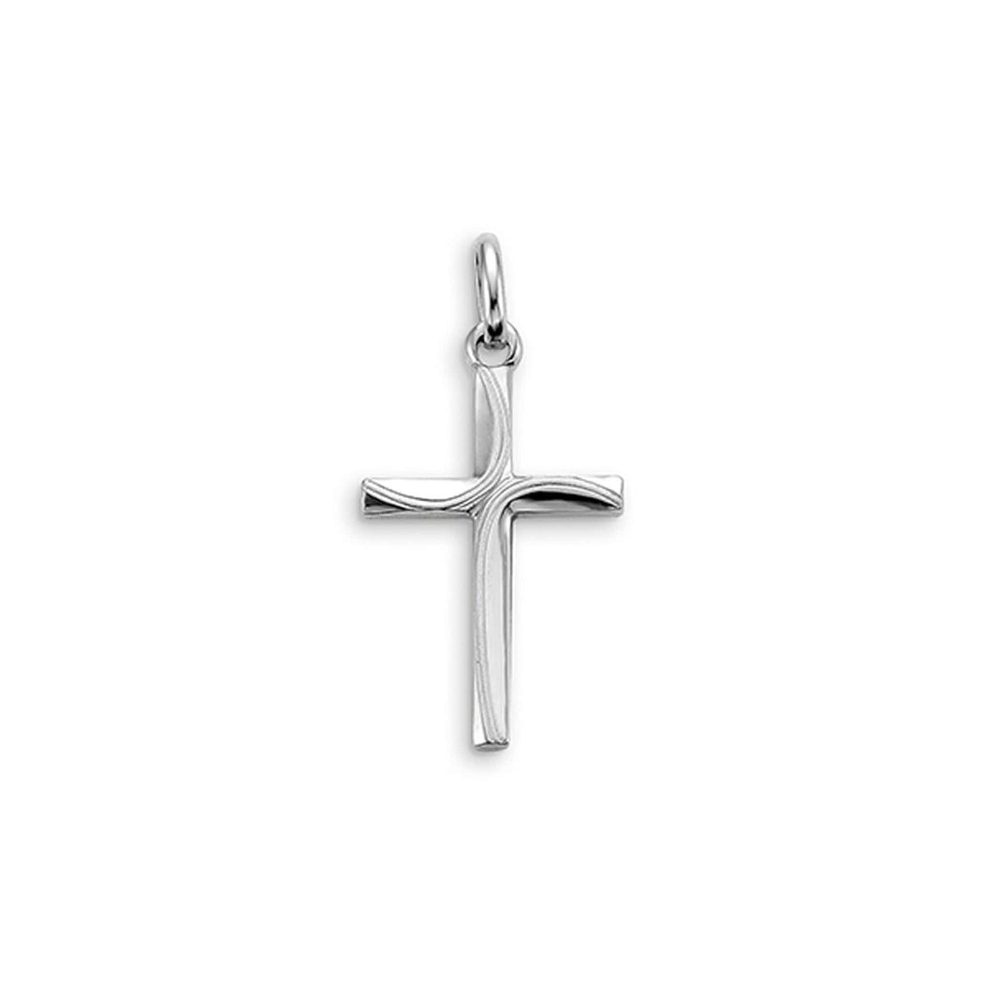 10K Yellow Gold Detailed Cross Pendant at Arman's Jewellers
