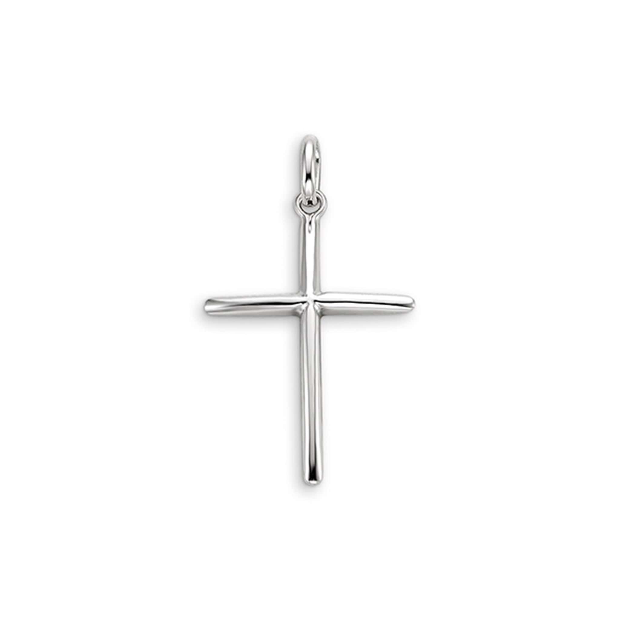 10K White Gold Cross Pendant at Arman's Jewellers 