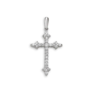 10K White Gold Cubic Zirconia Pendant at Arman's Jewellers