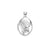 10K White Gold Diamond-Cut Oval Locket at Arman's Jewellers