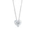 10K White  Gold Diamond Heart Necklace at Arman's Jewellers