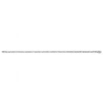 10K White Gold Figaro Chain Anklet at Arman's Jewellers