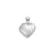10K White Gold Floral-Pattern Heart Locket at Arman's Jewellers