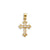 10K Yellow Gold CZ Cross Pendant at Arman's Jewellers