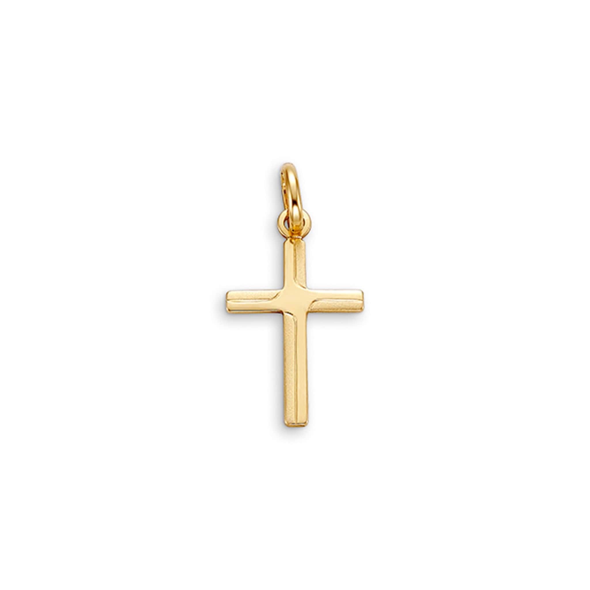 10k Yellow Gold Cross Pendant at Arman's Jewellers