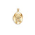 10K Yellow Gold Diamond-Cut Oval Locket at Arman's Jewellers