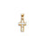 10K Two-tone Gold Diamond-cut Cross Pendant at Arman's Jewellers 