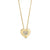 10K Yellow Gold Diamond Heart Necklace at Arman's Jewellers