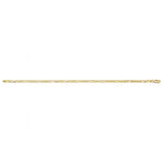 10K Yellow Gold Figaro Chain Anklet at Arman's Jewellers