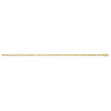 10K Yellow Gold Figaro Chain Anklet at Arman's Jewellers