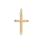 10K Simple Yellow Gold Small Cross Pendant at Arman's Jewellers