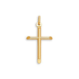 10K Simple Yellow Gold Small Cross Pendant at Arman's Jewellers