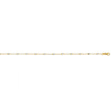 10K Two-Tone Yellow Gold Anklet at Arman's Jewellers