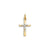 10K Two-tone Gold Crucifix Cross Pendant at Arman's Jewellers