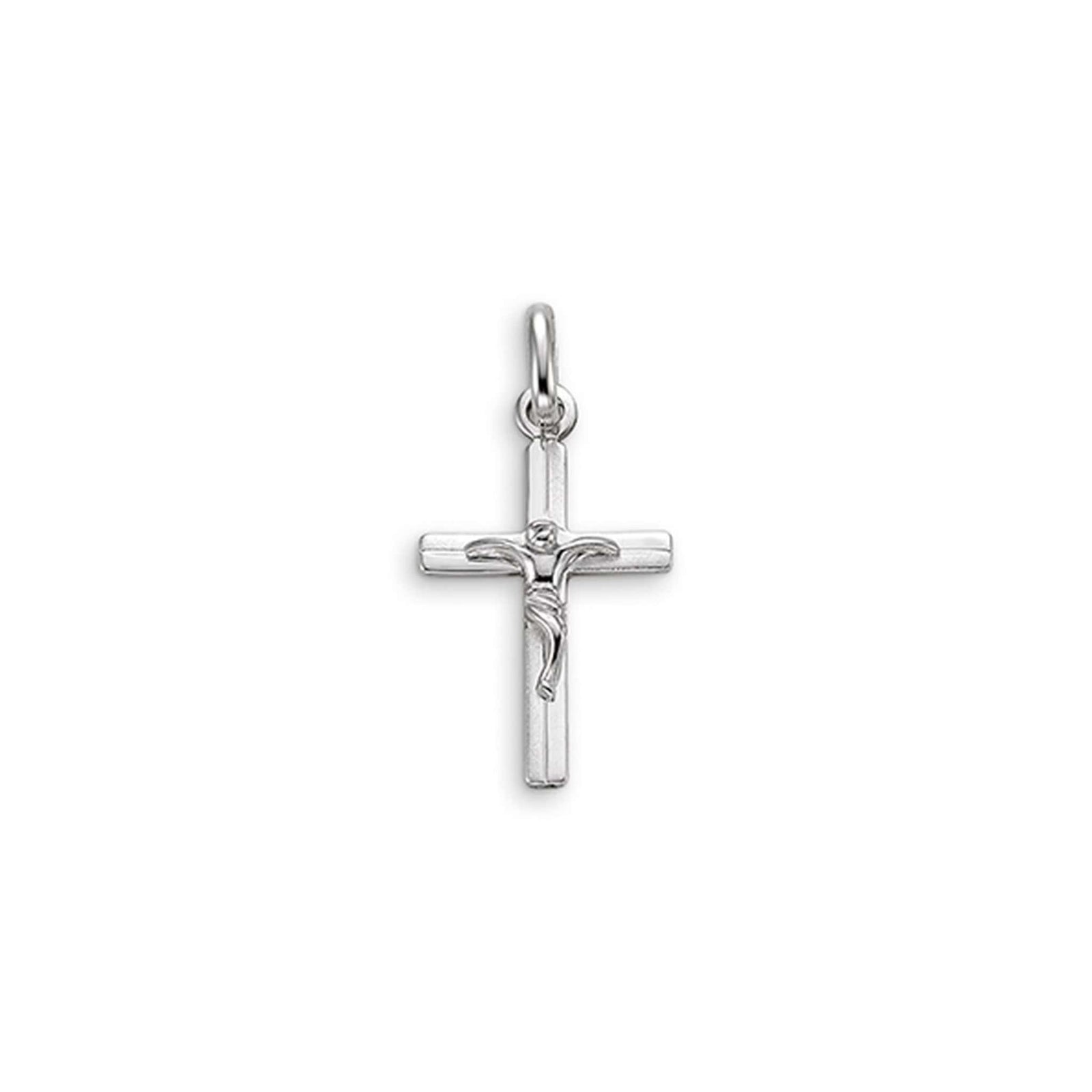 10K Two-tone Gold Crucifix Cross Pendant at Arman's Jewellers