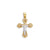 10K Two-Tone Detailed Crucifix Cross Pendant at Arman's Jewellers