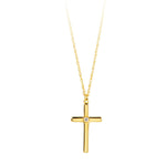 10k Yellow Gold Diamond Cross Necklace at Arman's Jewellers Kitchener-Waterloo