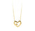 10k Yellow Gold Diamond Heart Necklace at Arman's Jewellers in Kitchener Waterloo