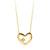 10k Yellow Gold Diamond Heart Necklace at Arman's Jewellers in Kitchener Waterloo