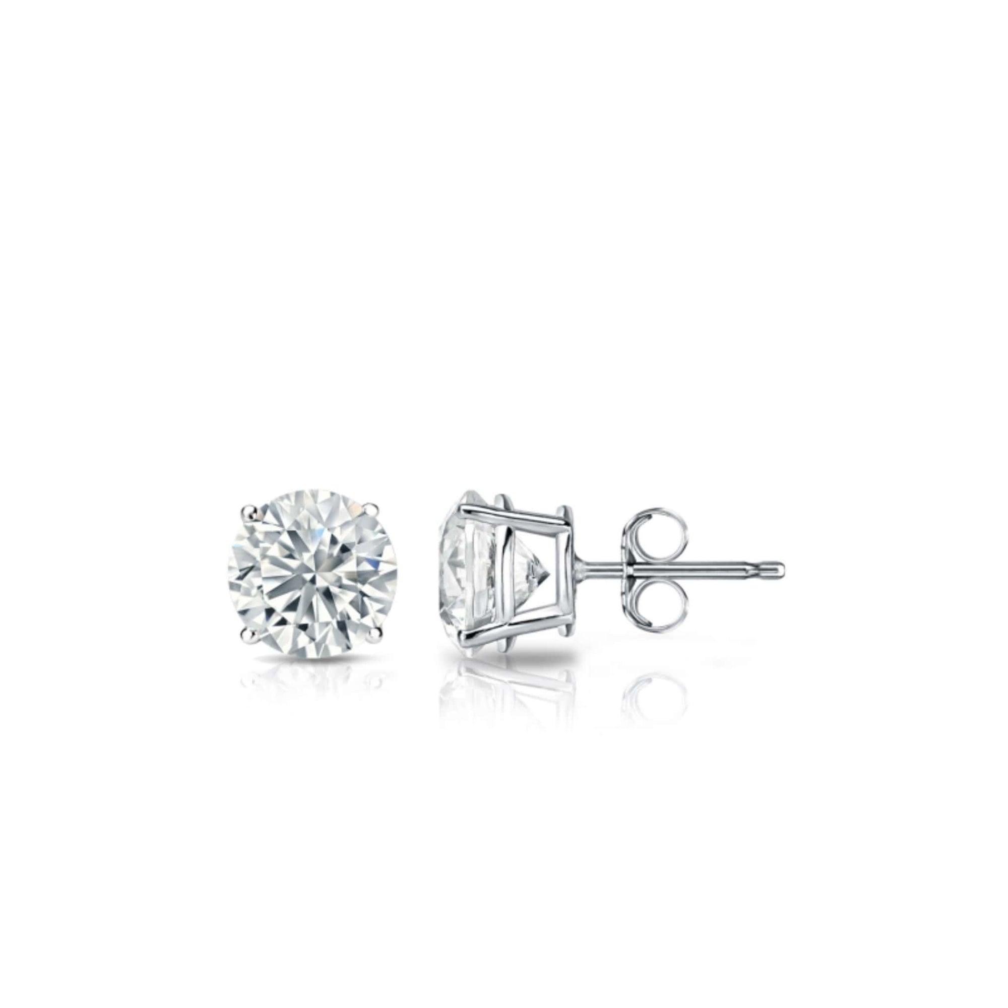 14K White Gold Diamond Stud Earrings (0.56 CT. TW.) at Arman's Jewellers