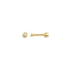 14K Yellow Gold Diamond Nose Stud at Arman's Jewellers