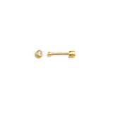 14K Yellow Gold Diamond Nose Stud at Arman's Jewellers