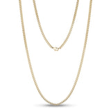 2.5mm Stainless Gold Steel Box Link Chain at Arman's Jewellers