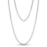 2.5mm Stainless Steel Box Link Chain at Arman's Jewellers