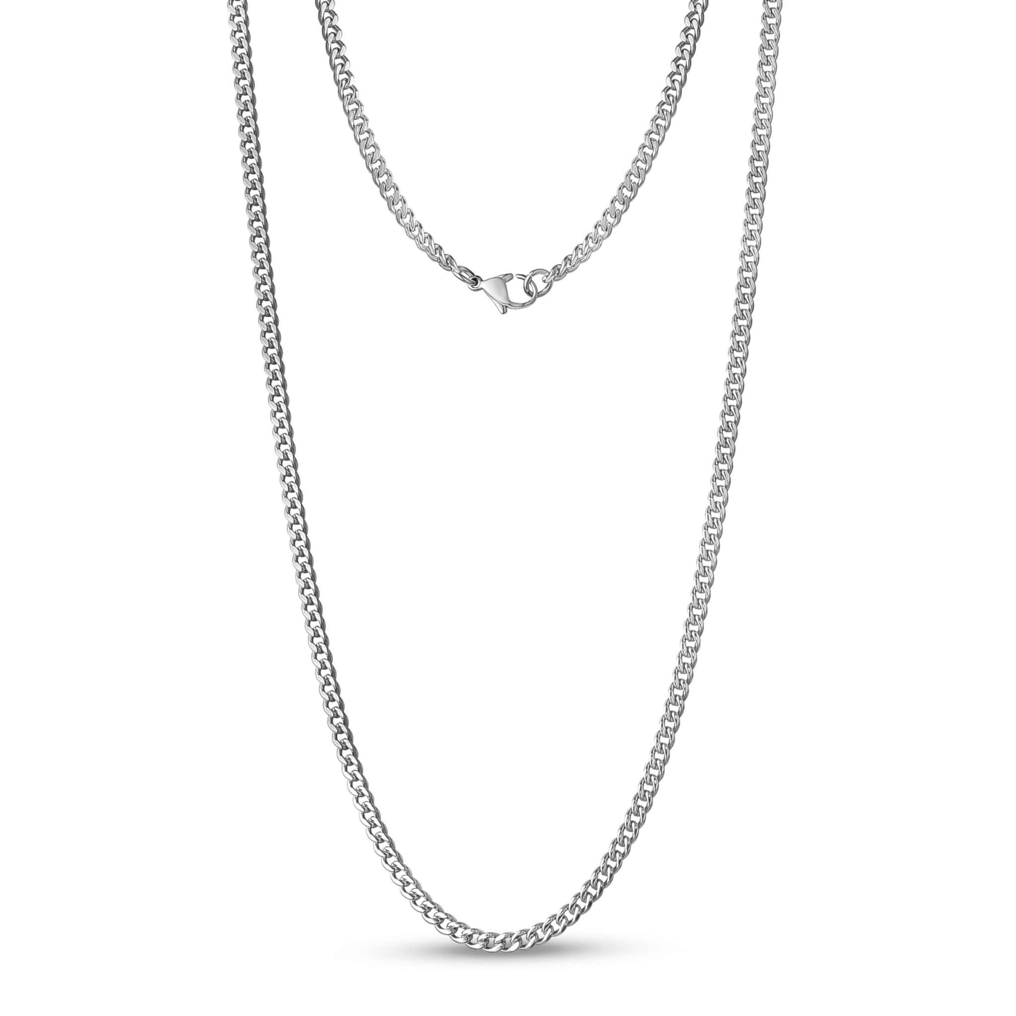 3.5mm Steel Curb Link Chain Necklace at Arman's Jewellers