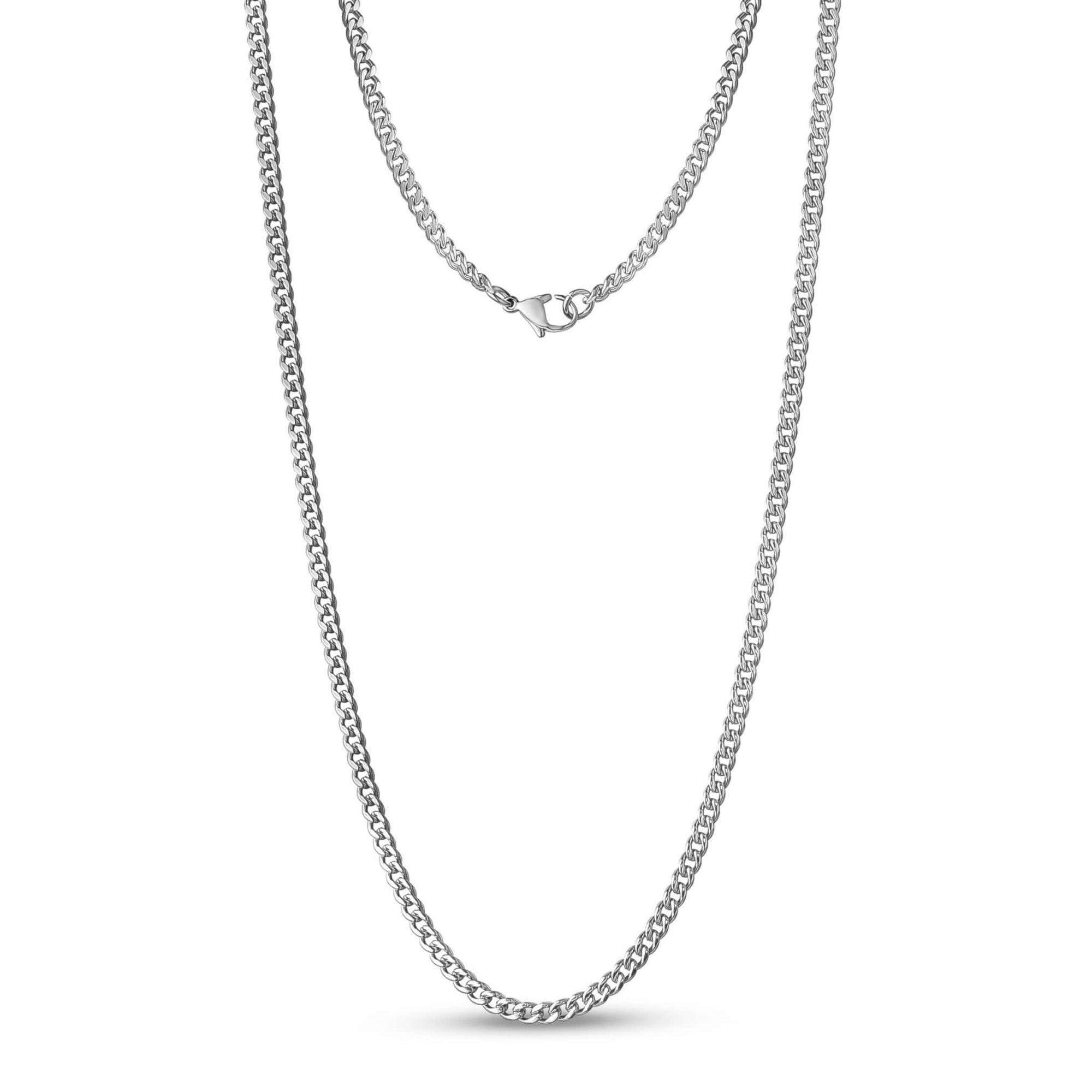 3.5mm Steel Curb Link Chain Necklace at Arman's Jewellers