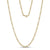 3.5mm Stainless Steel Gold Figaro Link Chain Necklace at Arman's Jewellers