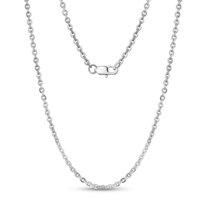 3mm Stainless Steel Flat Anchor Chain Necklace at Arman's Jewellers