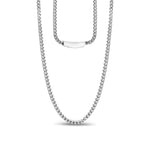 3mm Stainless Steel Franco Link Necklace at Arman's Jewellers