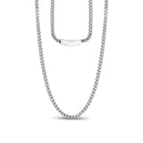 3mm Stainless Steel Franco Link Necklace at Arman's Jewellers
