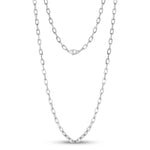 4.5mm Stainless Steel Oval Link Necklace at Arman's Jewellers