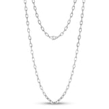 4.5mm Stainless Steel Oval Link Necklace at Arman's Jewellers
