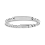 4mm Steel Franco Link ID Bracelet at Arman's Jewellers